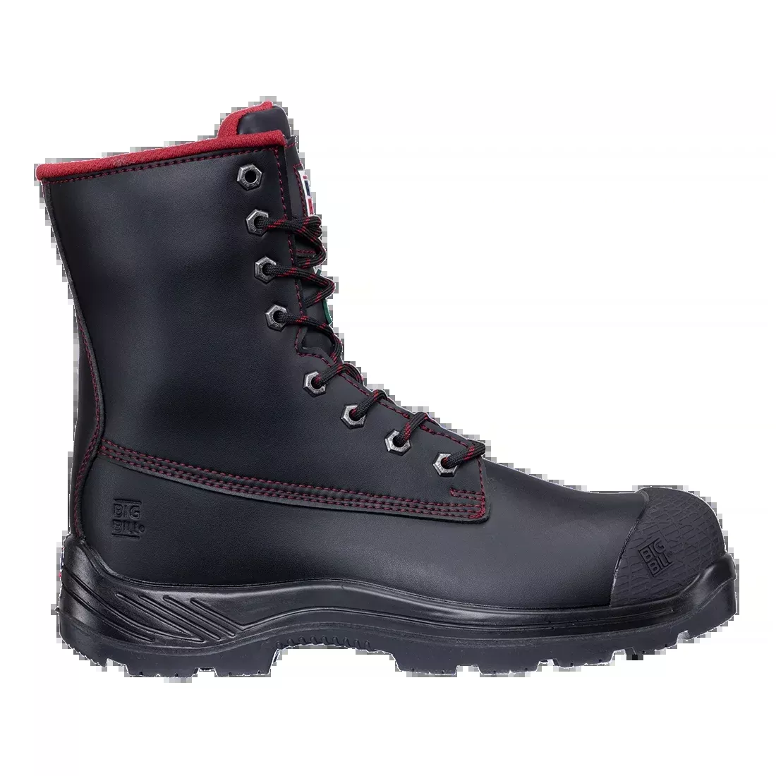 Big Bill Big Red Microfiber Work Boots 8" -BB4002