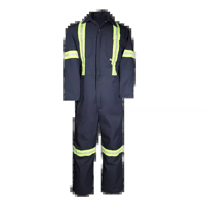 Big Bill Deluxe Work Coverall with Reflective Tape and Leg Zipper -439BF