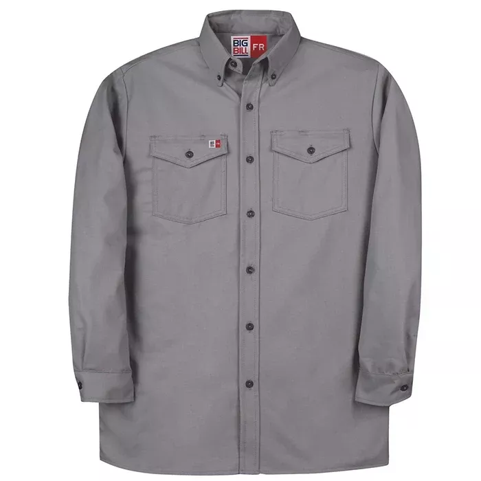 Big Bill Flame Resistant Button-Down Industrial Work Shirt -147BDUS7