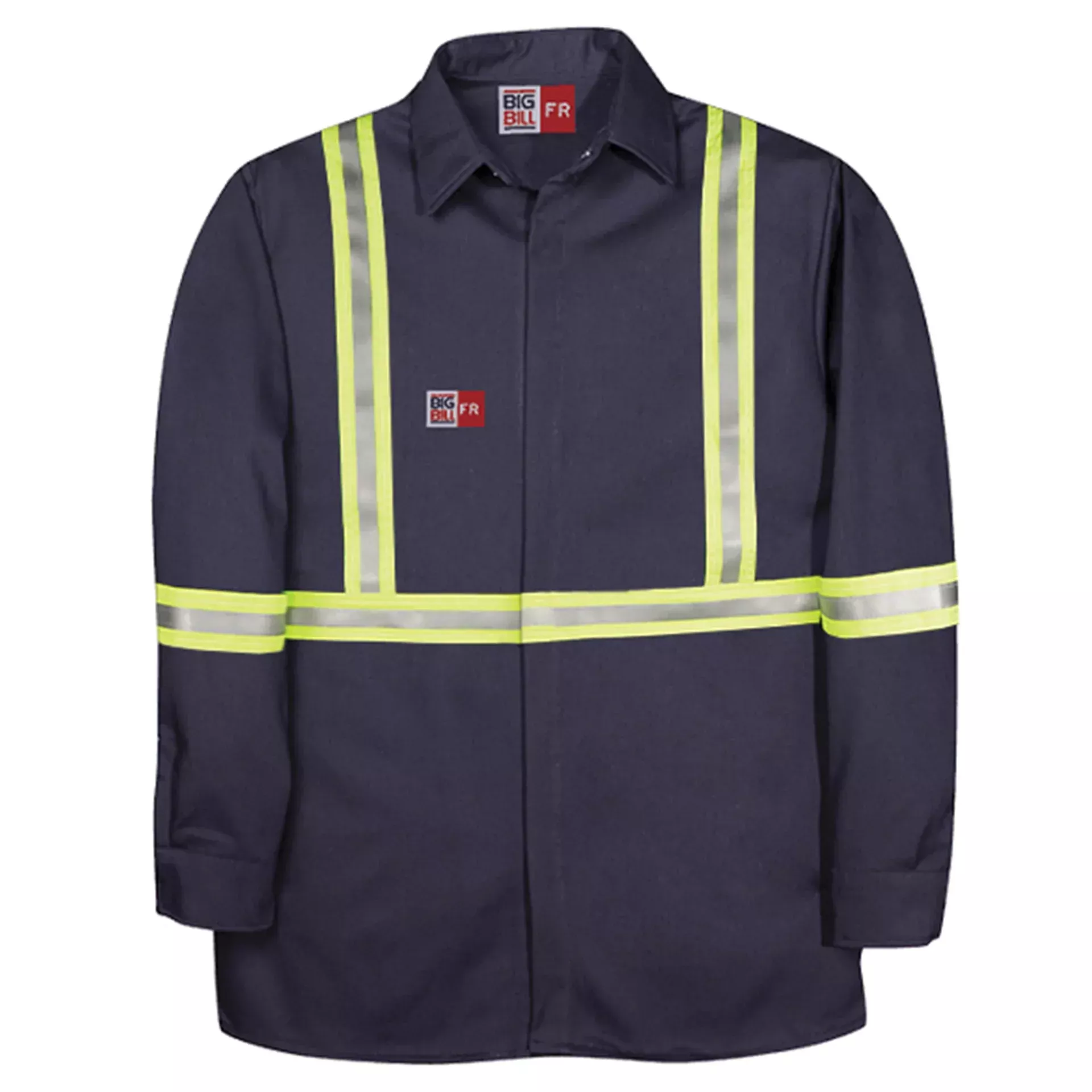 Big Bill Flame Resistant Food Processing Shirt with Reflective Tape -105Y4SUS7