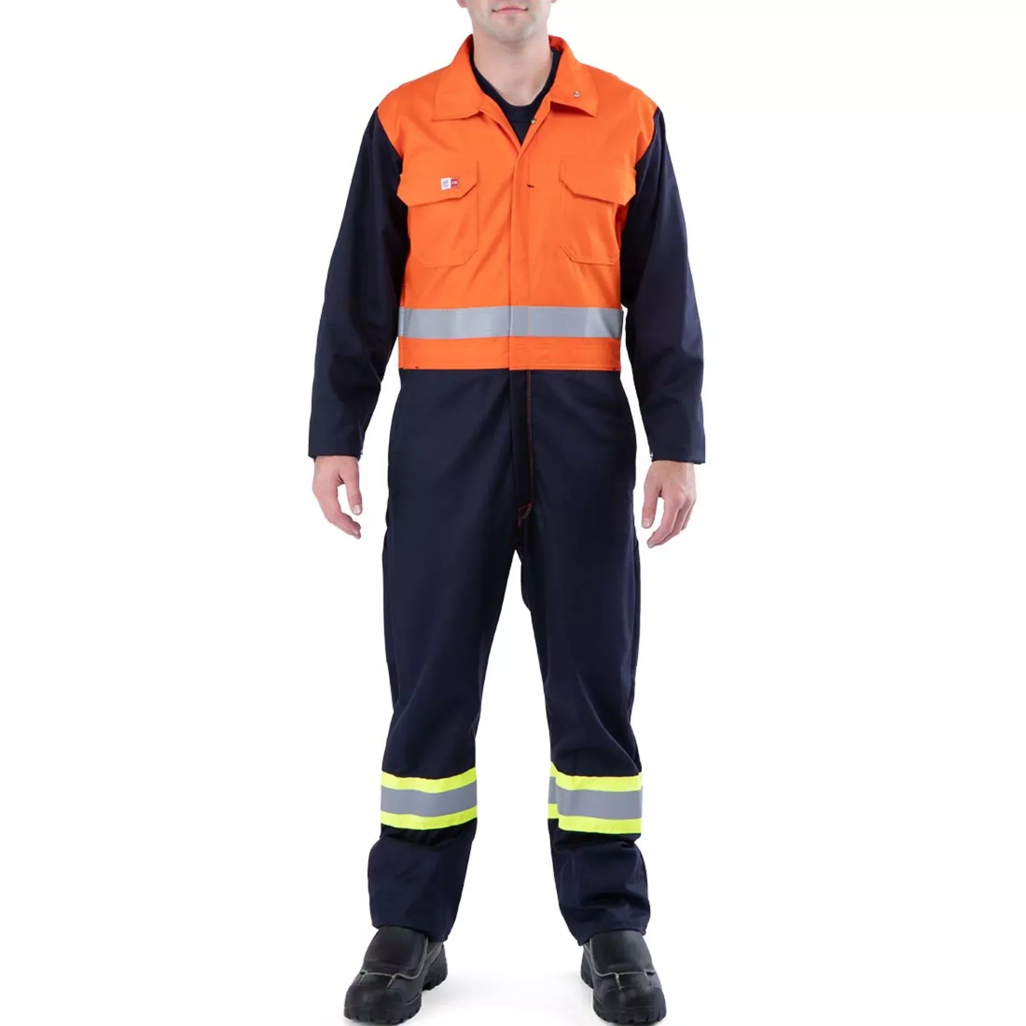 Big Bill Flame Resistant High Visibility Unlined Two-Tone Coverall -1142US9