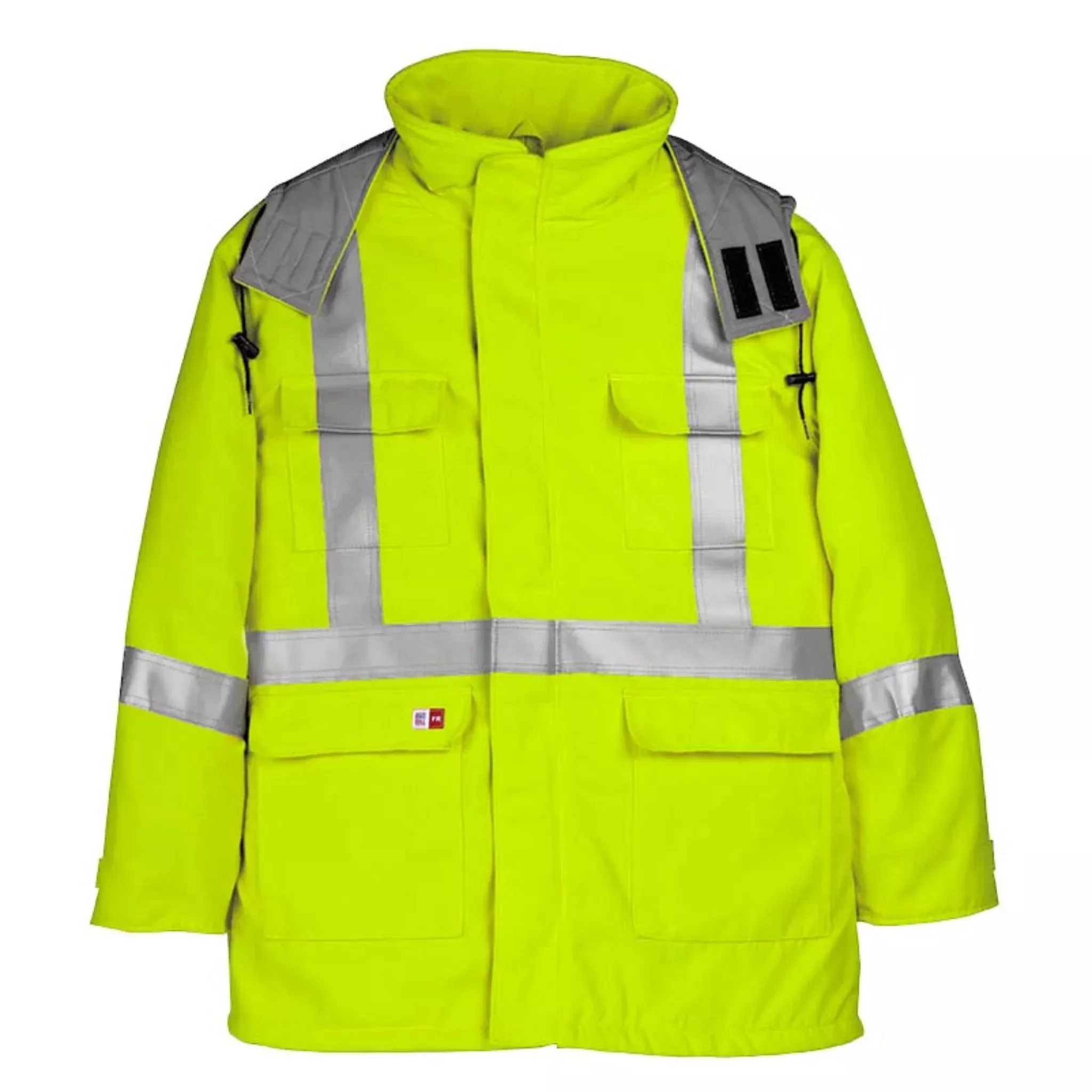 Big Bill Flame Resistant High Visibility Winter Parka -Yellow -M308TY7