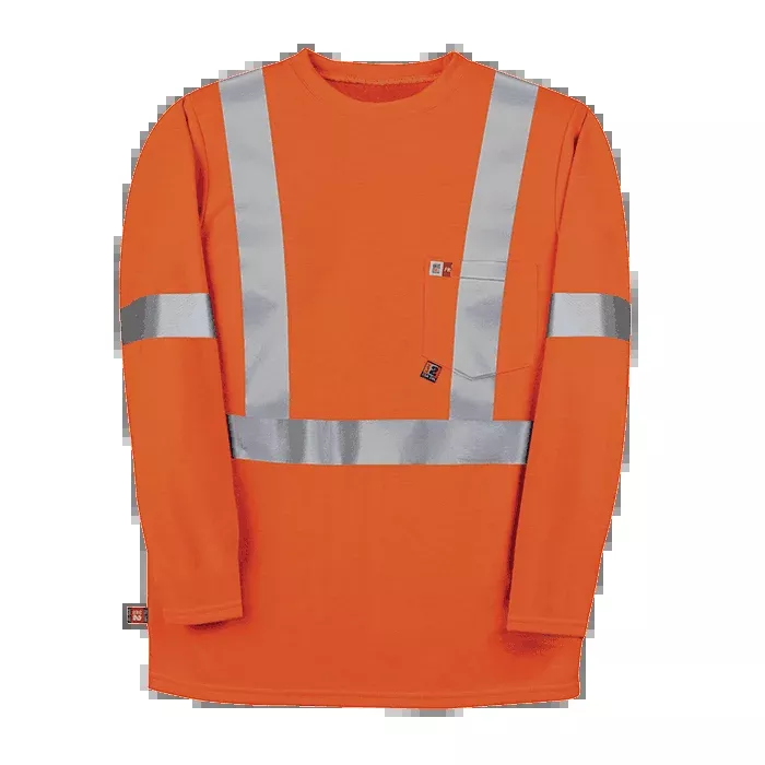 Big Bill Flame Resistant Long Sleeve T-Shirt - Orange -RT5PD8
