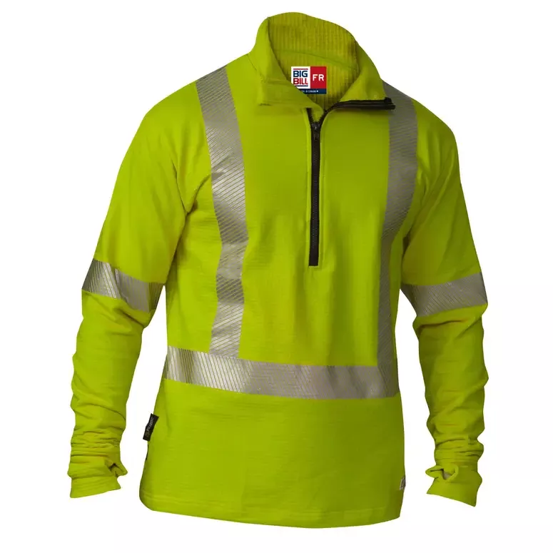Big Bill Flame Resistant Quarter-Zip Grid Fleece -SRT29PS11