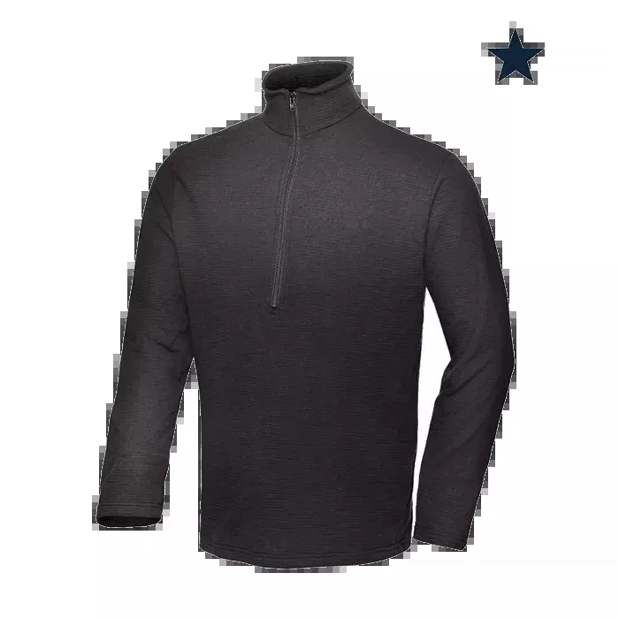 Big Bill Flame Resistant Quarter-Zip Sweatshirt - Black -DW29PS11
