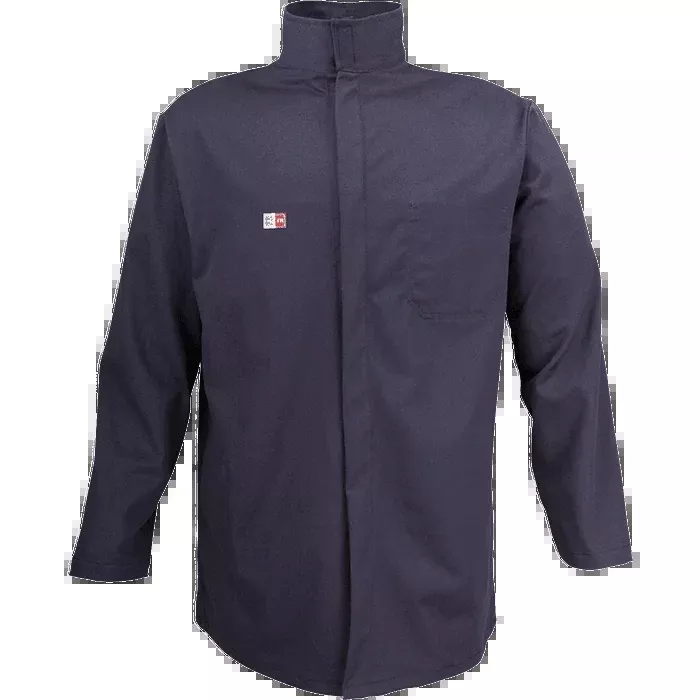 Big Bill Flame Resistant Unlined Welder's Work Coat -Navy - 191US9
