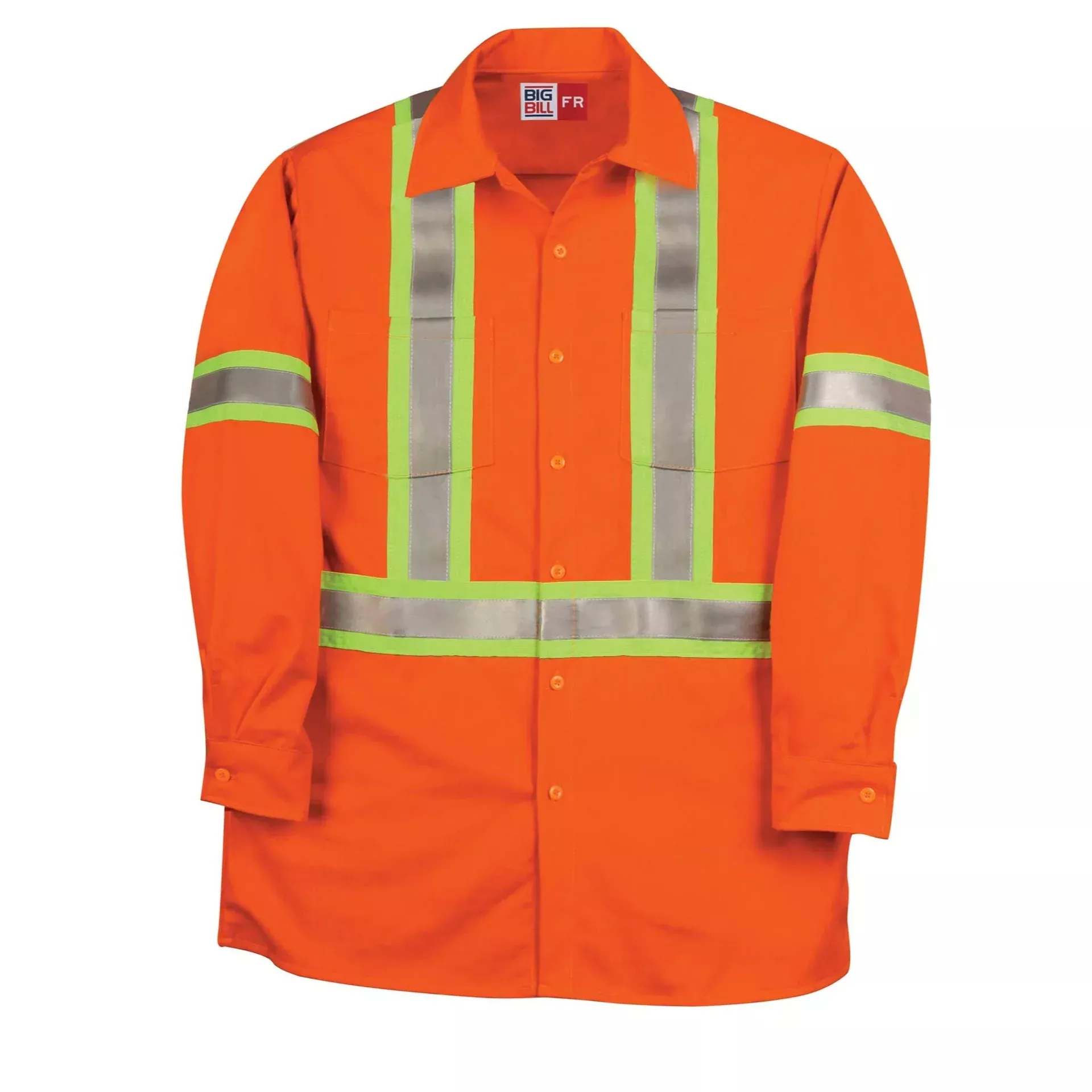 Big Bill Flame Resistant Visibility Work Shirt -245US7