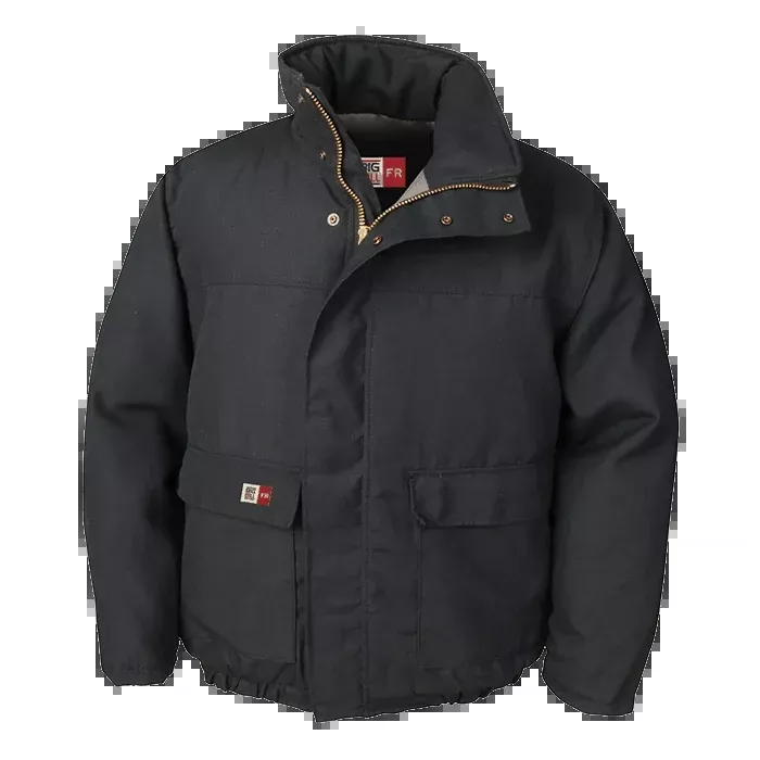 Big Bill Flame Resistant Winter Bomber Jacket - Navy -M400US7
