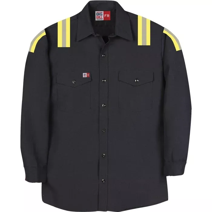 Big Bill Flame Resistant Work Shirt with Reflective Tape -TX298VX8