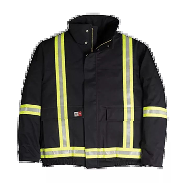 Big Bill Flame ResistantWinter Bomber Jacket with Reflective Tape -M405US7