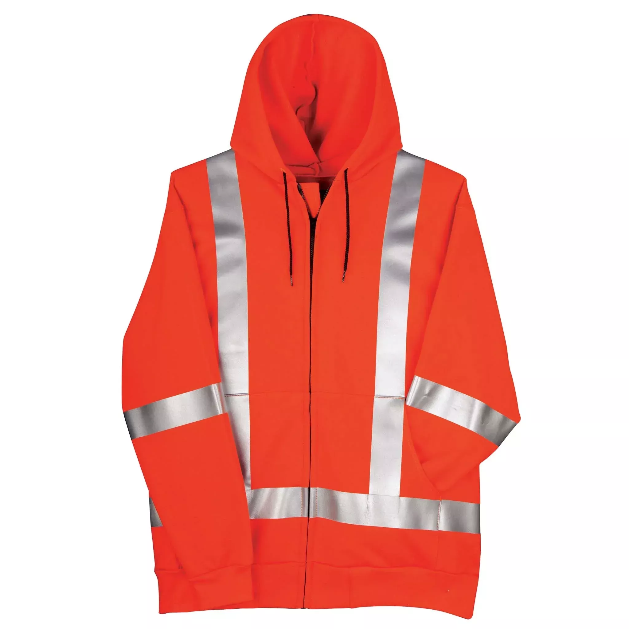 Big Bill HI-Vis Flame Resistant Wind Resistant Hooded Sweatshirt -RT17WP12 -Orange