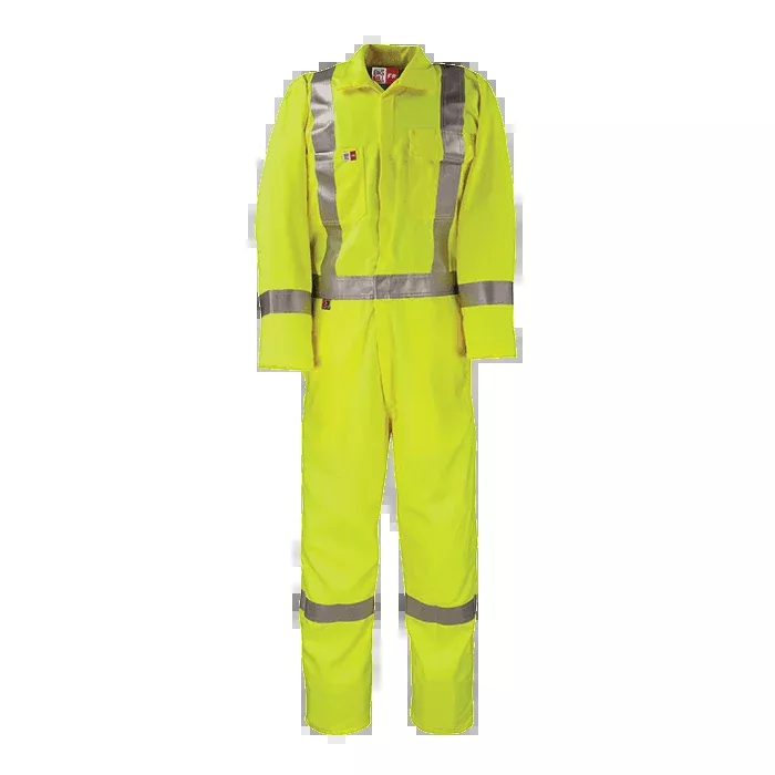 Big Bill High Visibility Flame Resistant Work Coverall -Yellow -1328TY7