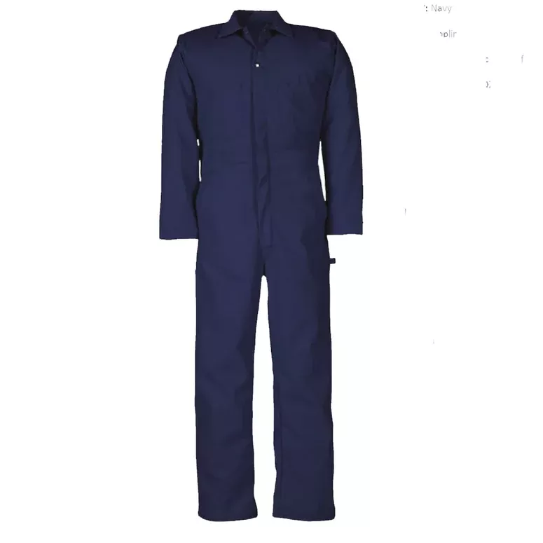 Big Bill Poplin Long Sleeve Coverall -Navy -407