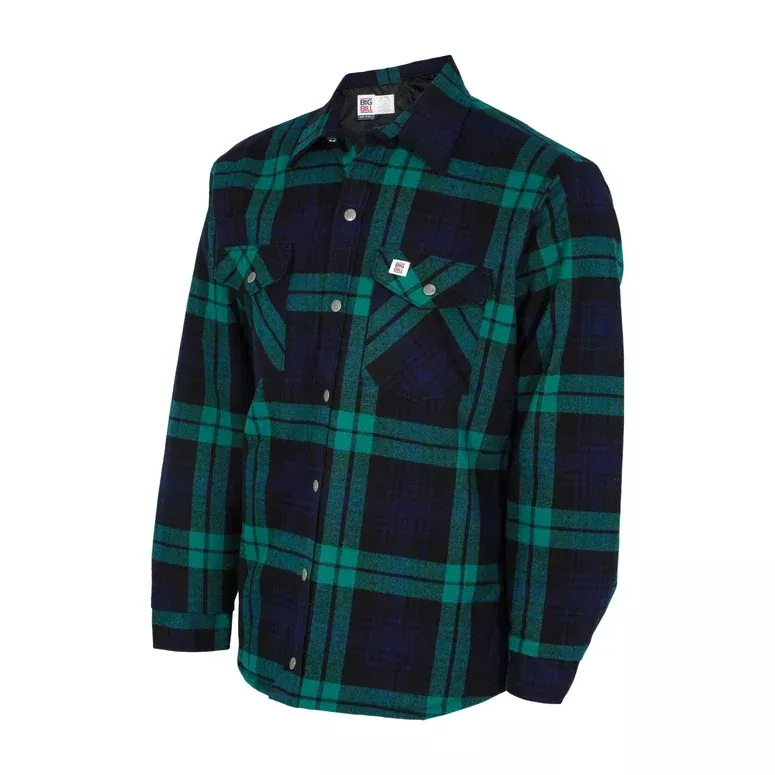 Big Bill Quilted Lined Flannel Shirt Jacket -221Q