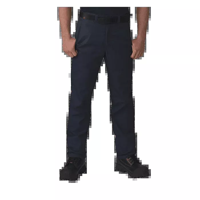 Big Bill Regular Fit Flannel Lined Work Pants - Navy -4147