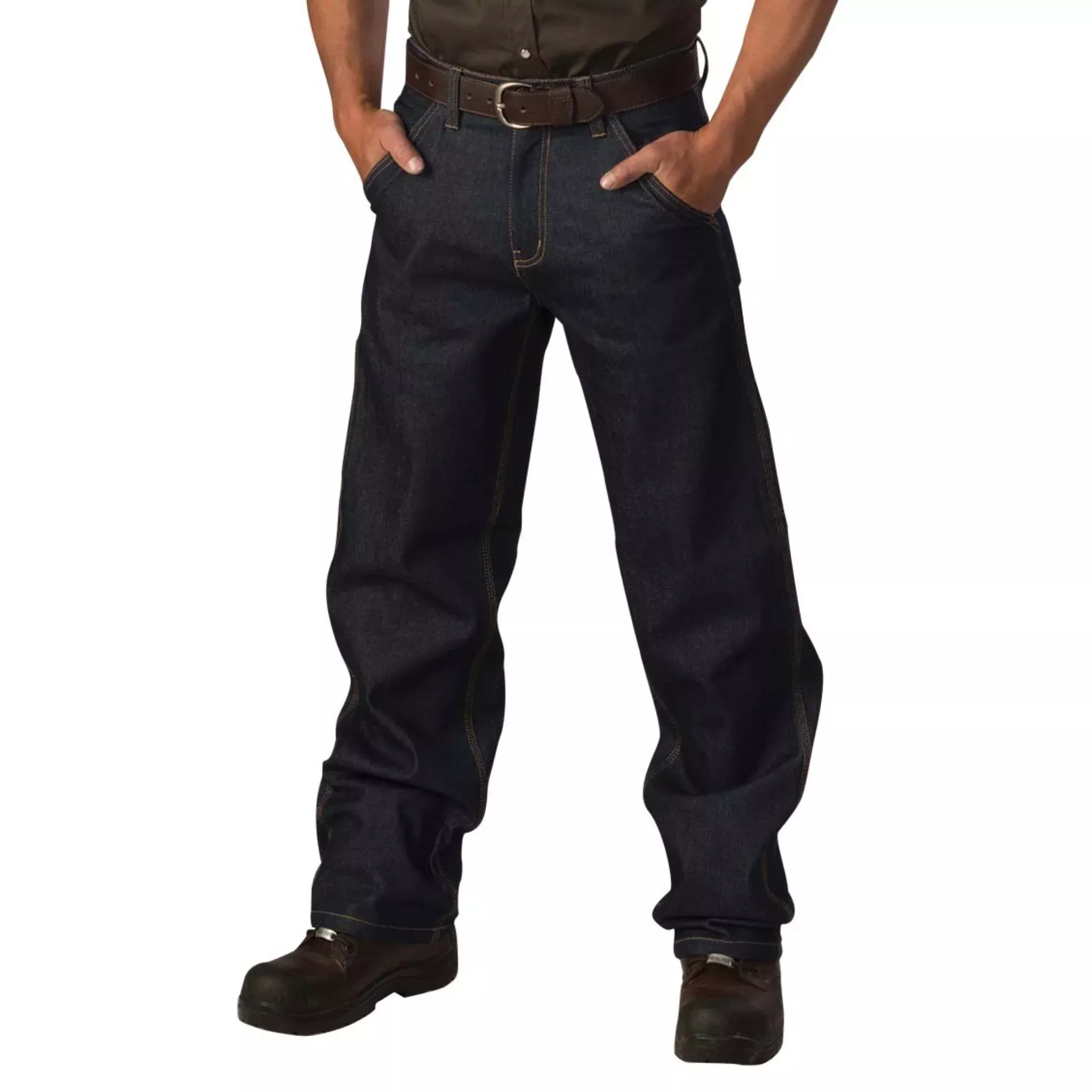 Big Bill Relaxed Fit Logger Jeans - Navy -1983