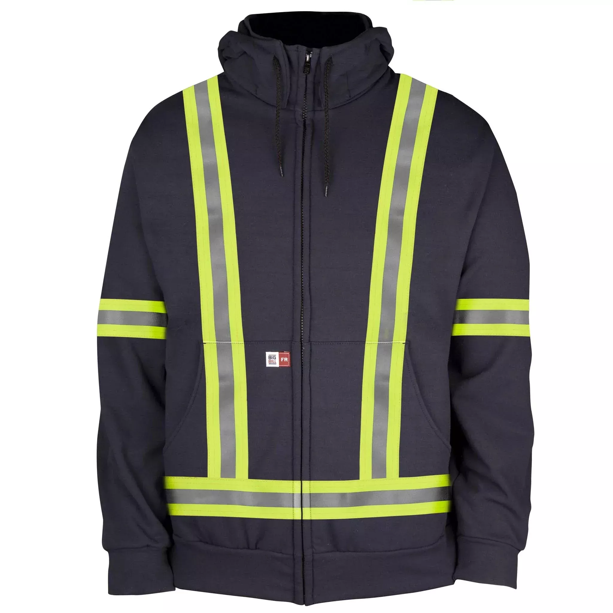 Big Bill Wind Resistant Flame Resistant Sweatshirt -VT27WP12 -Navy