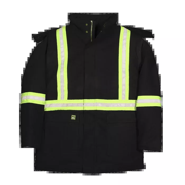 Big Bill Winter Parka with Reflective Tape - Black -303ART