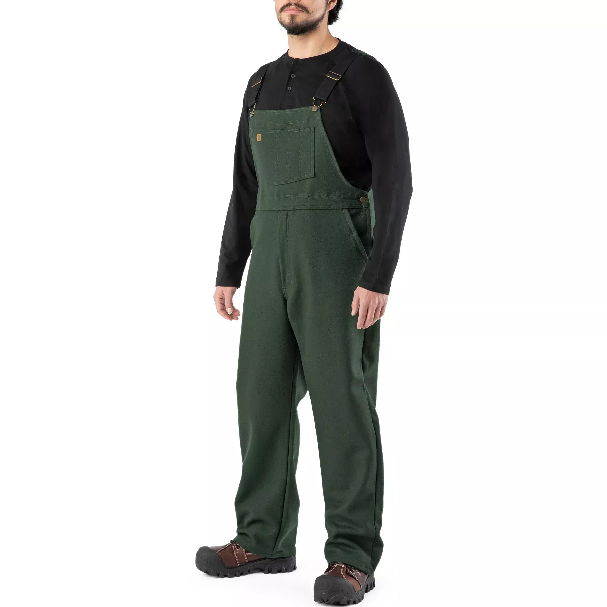 Big Bill Wool Bib -Green -194