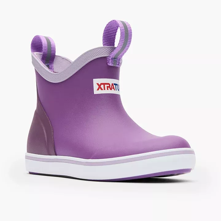 Big Kids Ankle Deck Boot - Purple