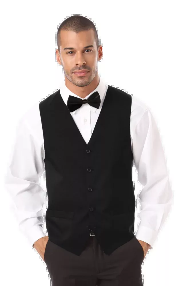 Blue Generation Adult Scotchgard Treated Twill Bistro Vest-BG1260