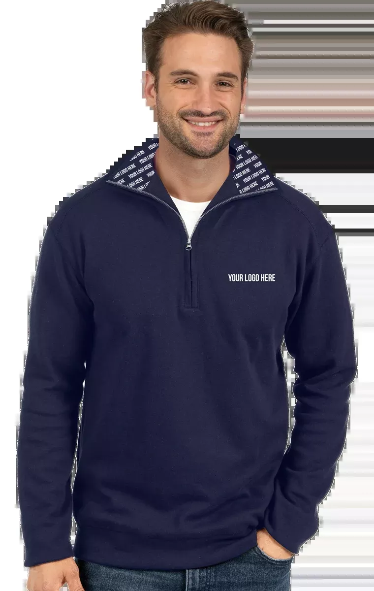 Blue Generation Adult YLH Westport 1/4 Zip Pullover-BG9305H