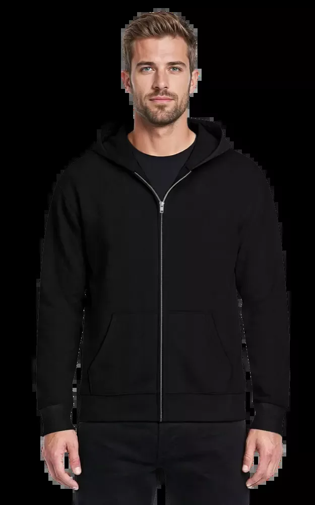 Blue Generation Adult Zip Front Hoodie-BG9304Z