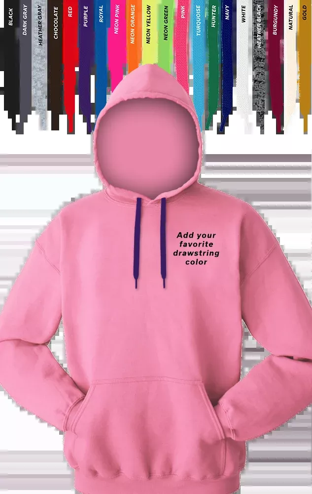 Blue Generation Custom Drawstring Pullover Hoodie-BG9301PD