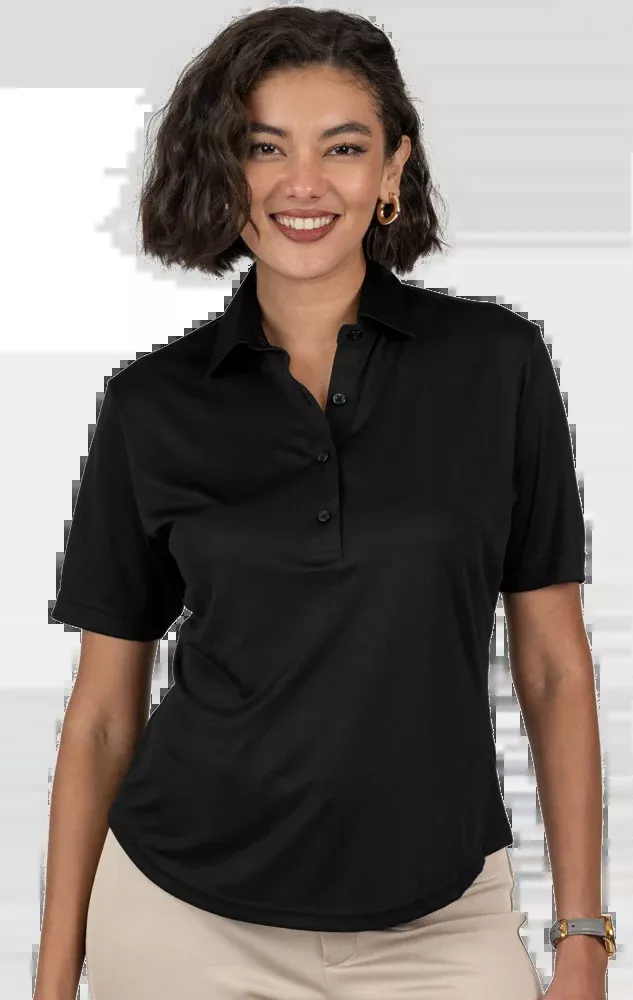 Blue Generation Ladies Bonded Collar Dress Polo-BG6007