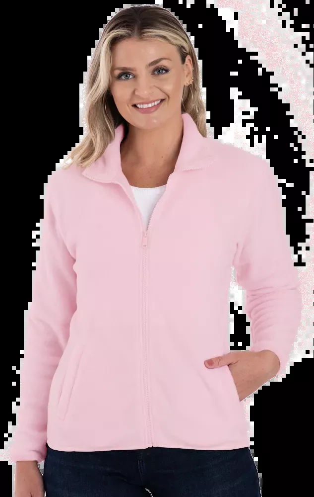 Blue Generation Ladies' Micro Fleece Full Zip Jacket-BG6951