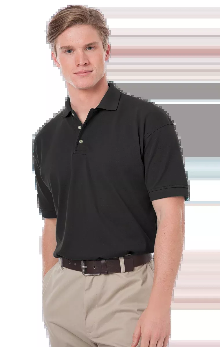 Blue Generation Men's Cotton Pique Polo-BG2201