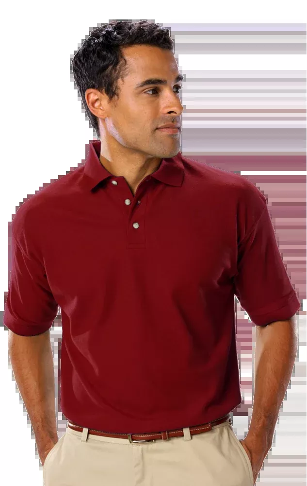 Blue Generation Men's Scotchgard Pique Polo without Pocket-BG7203