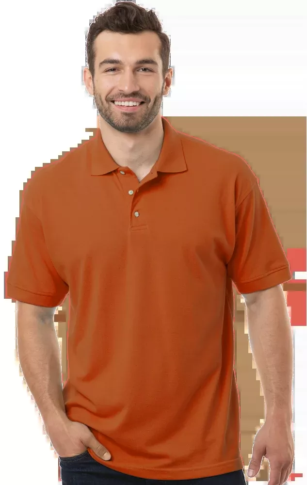 Blue Generation Men's Superblend Short-Sleeve Polo-BG7204