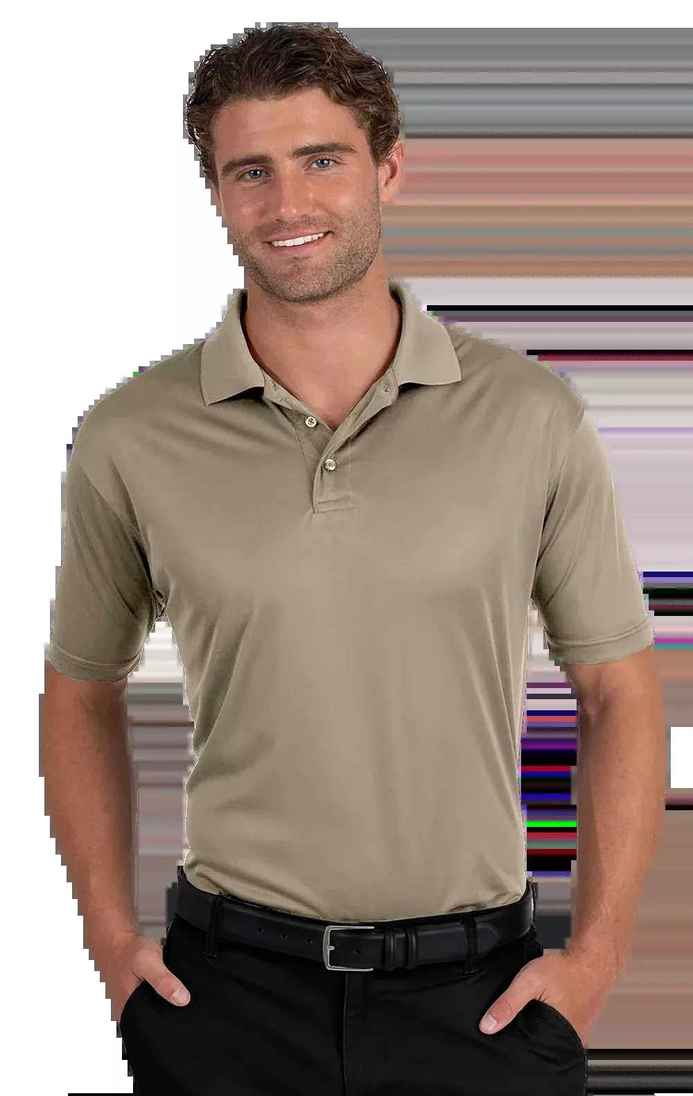 Blue Generation Men's Titan Value Wicking Short-Sleeve Polo-BG7300