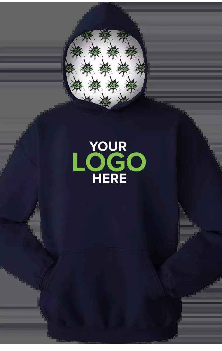 Blue Generation Your Logo Here Adult Pullover Hoodie-BG9303PH