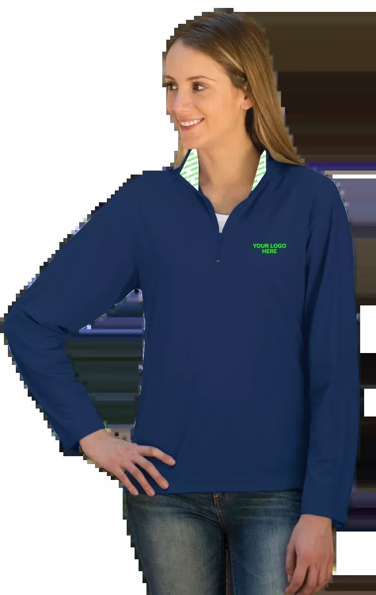 Blue Generation Your Logo Here Wicking Pullover-BG6230H