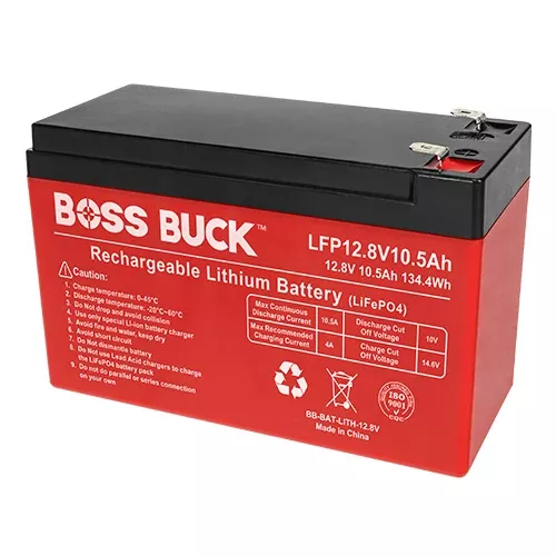 Boss Buck Lithium Battery - 12V, 10.5 Mah