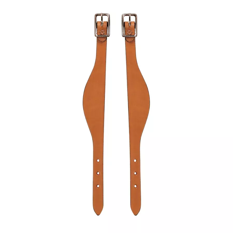 Bridle Leather Fender Hobbles, Flared