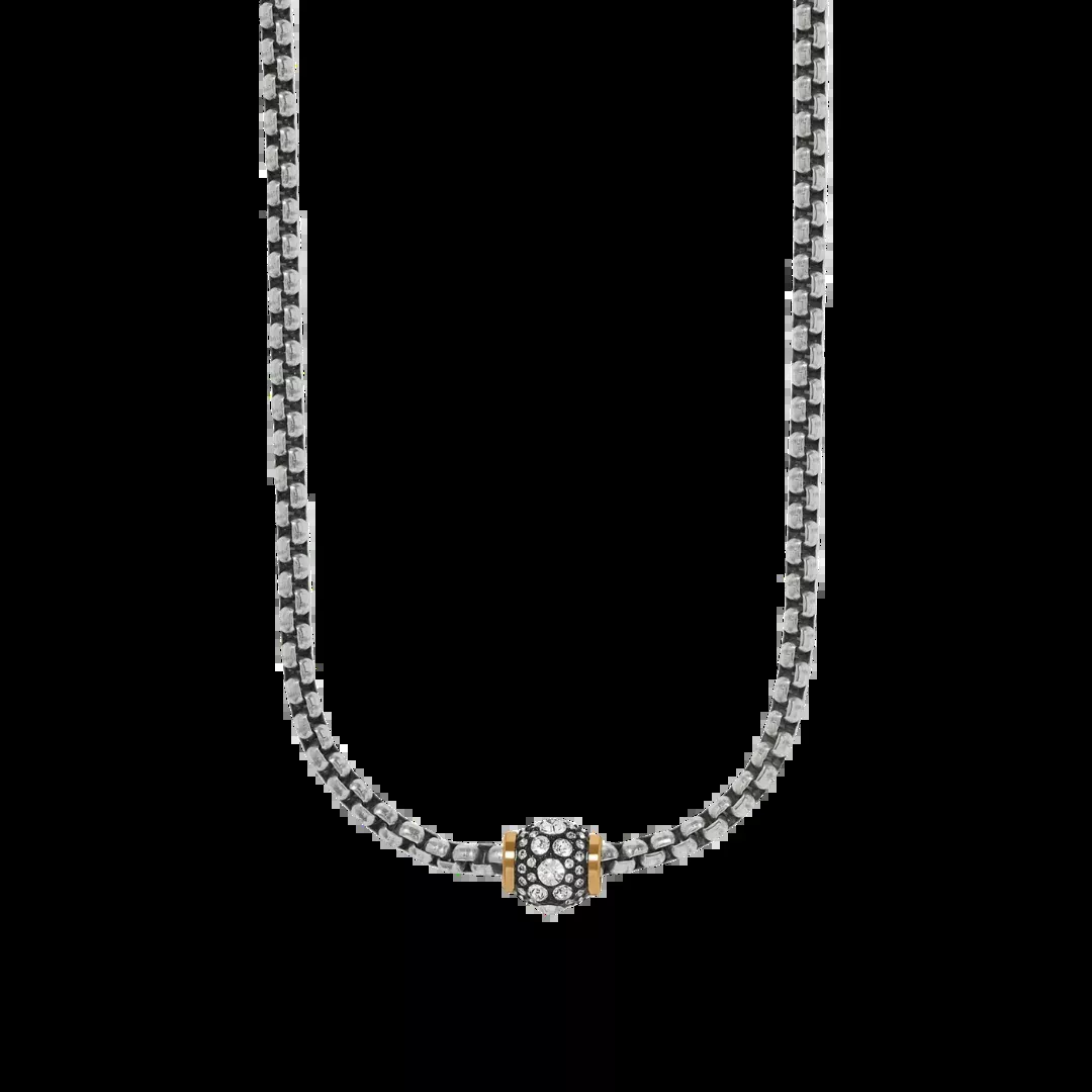 Brighton Women's Meridian Solis Hem Silver Necklace
