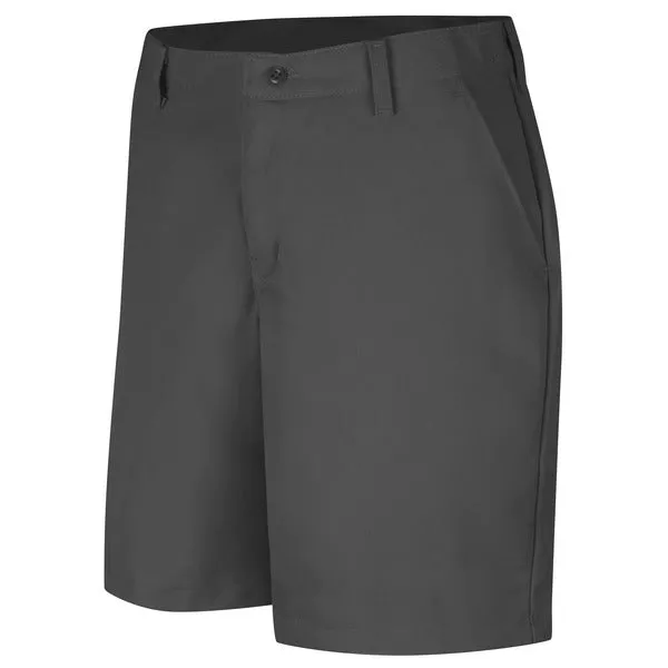 Buick GMC Women's Plain Front Shorts - Charcoal - PT27CH