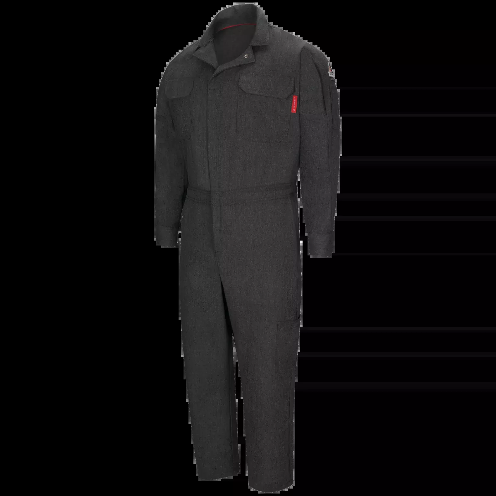 Bulwark iQ Series Men's FR Mobility Coverall - Dark Grey - QC20DG