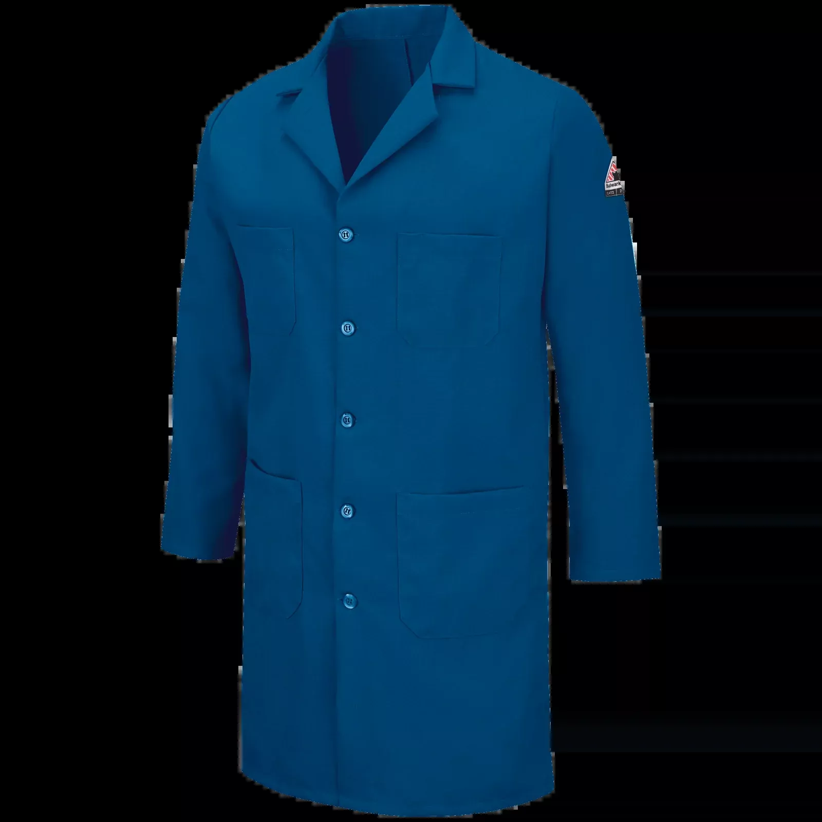 Bulwark Men's Nomex FR Lab Coat - Royal Blue - KNL2RB