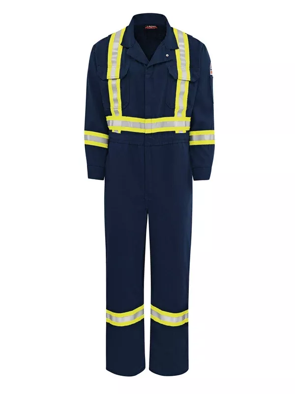 Bulwark Men's Uninsulated Coveralls - Navy - CMP6NV