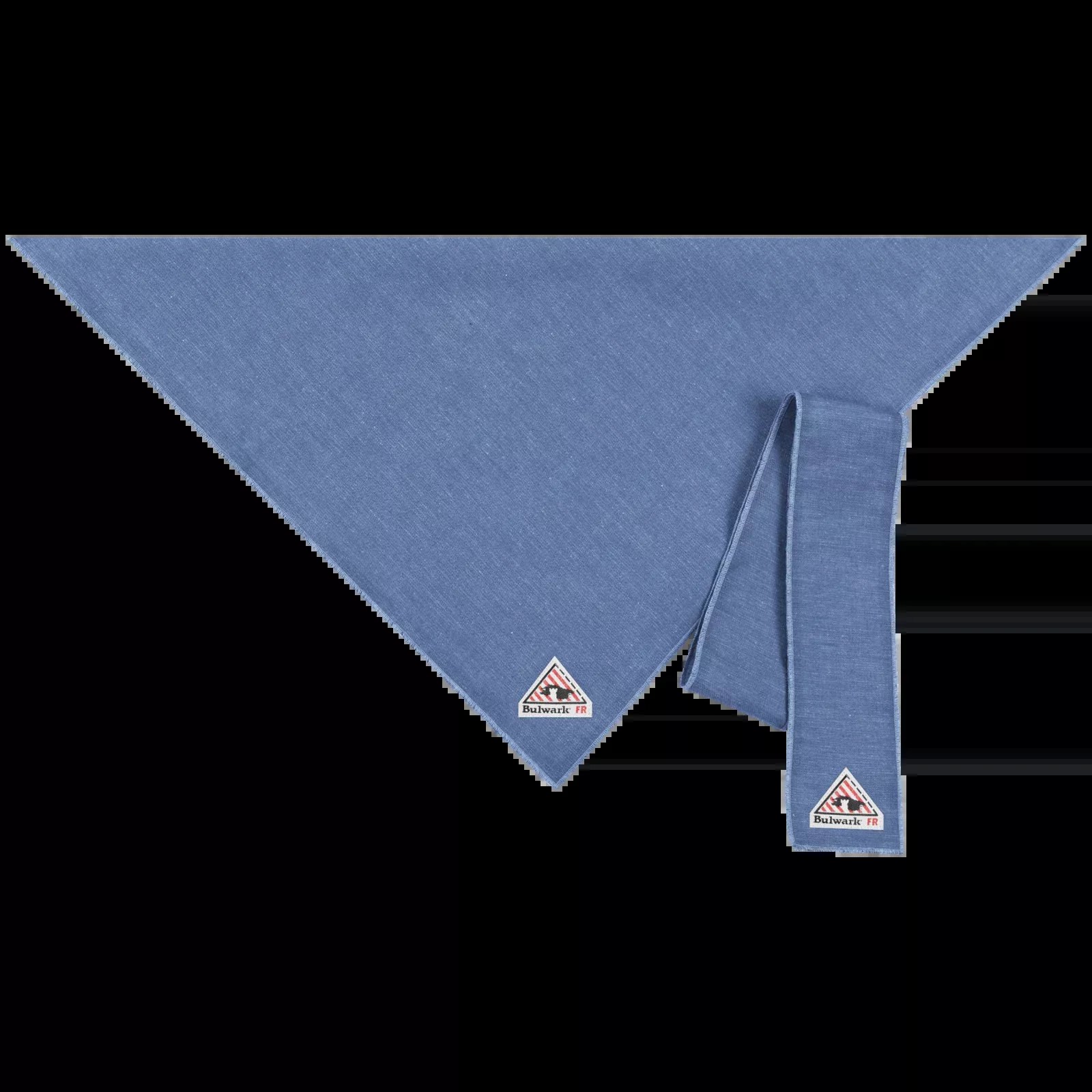 Bulwark Midweight Excel FR Comfor Touch Bandana & Head Tie - Light Denim - HLB6LD
