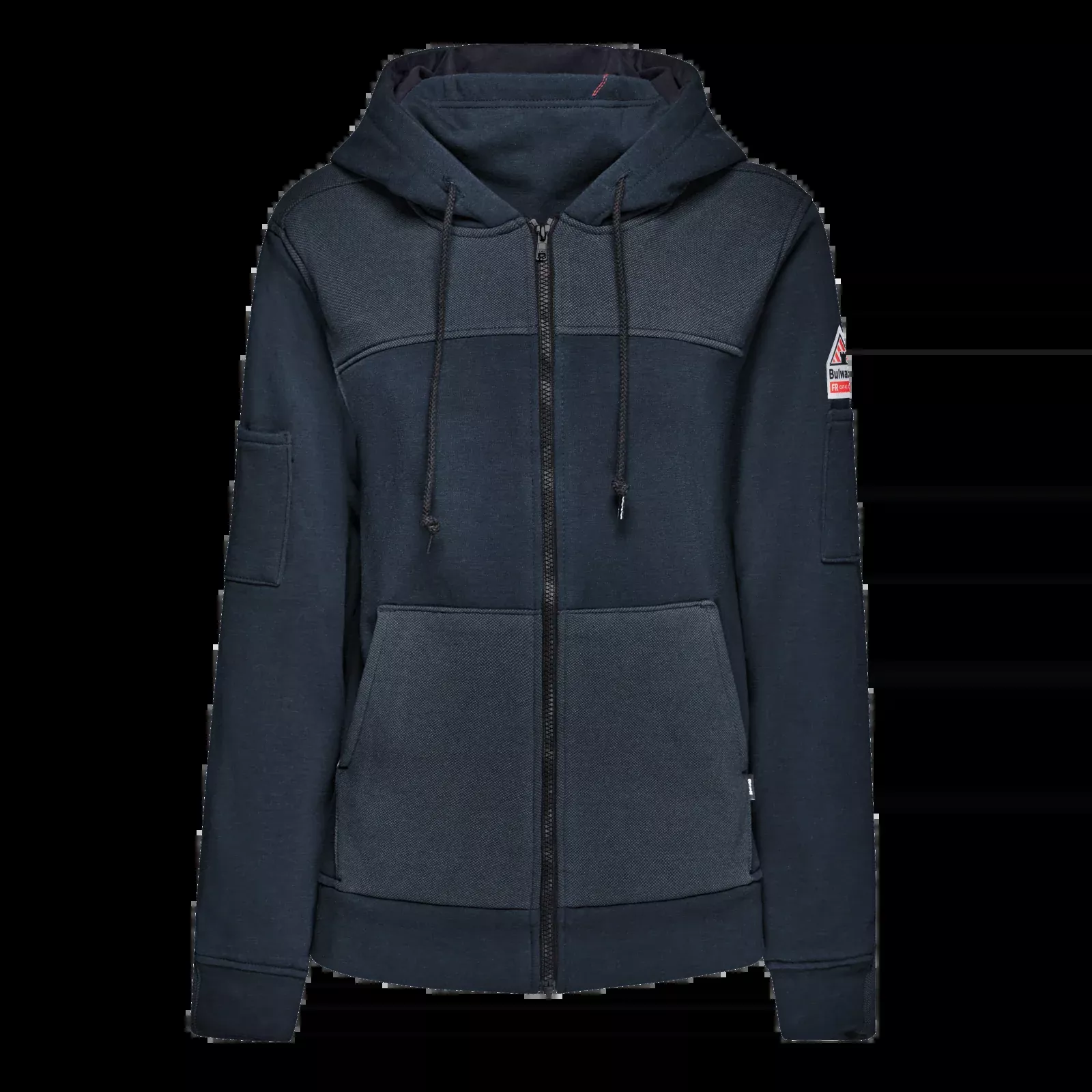 Bulwark Women's FR Fleece Full Zip Hoodie -Navy - SMM7NV
