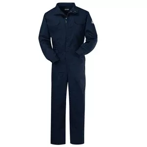 Bulwark Women's Midweight Excel FR Comfor Touch Premium Coverall - CLB7-Color : Navy - Royal Blue