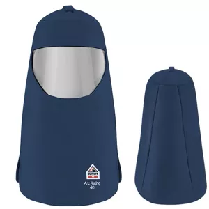 BulwarkHeavyweight FR Hood with Protective ShieldCAT4 - Navy - HLC4NV