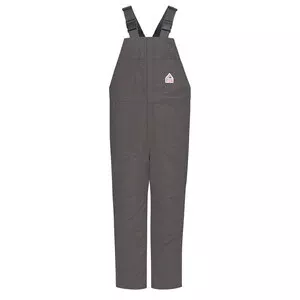 BulwarkMen's Midweight Excel FR ComforTouch Deluxe Insulated Bib Overall - BLC8 -Color : Grey - Navy