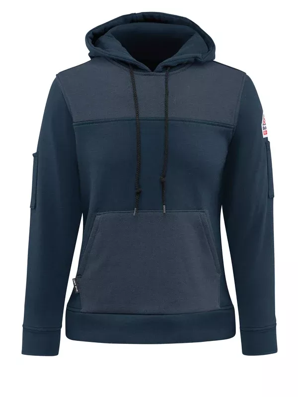 BulwarkWomen's Fleece Hoodie - Navy - SMM5NV