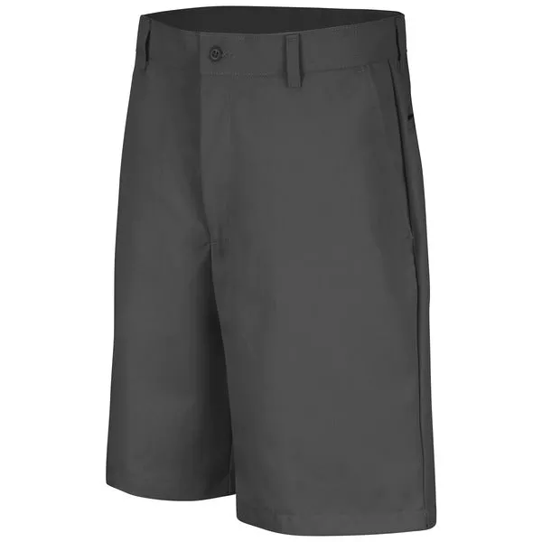 Cadillac Men's Technician Plain Front Short - Charcoal- PT26CH